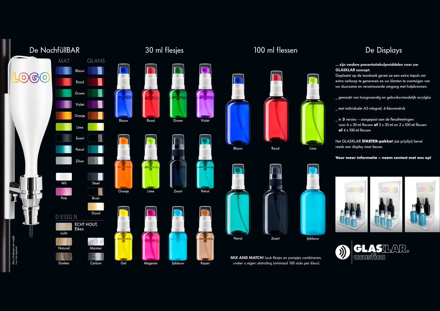 Hoorspray navulstation - Glasklar