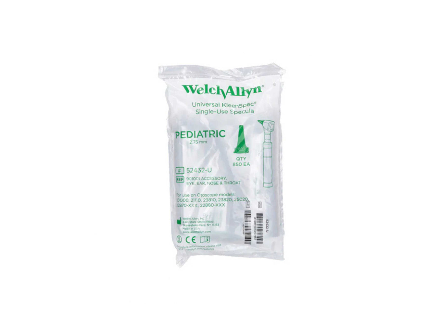 Trechters 2.75 mm - 850 stuks - Welch Allyn