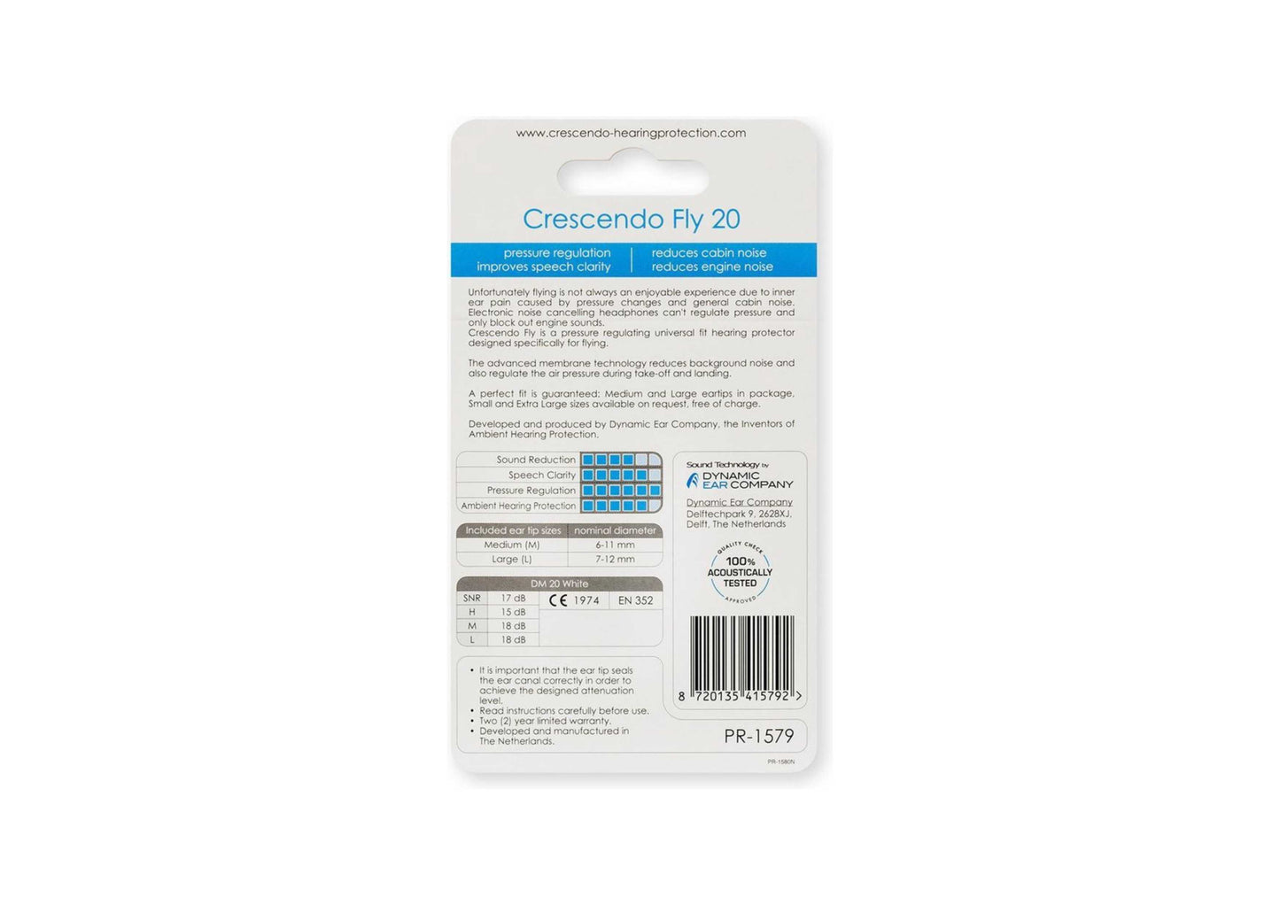 Gehoorbescherming Fly 20db