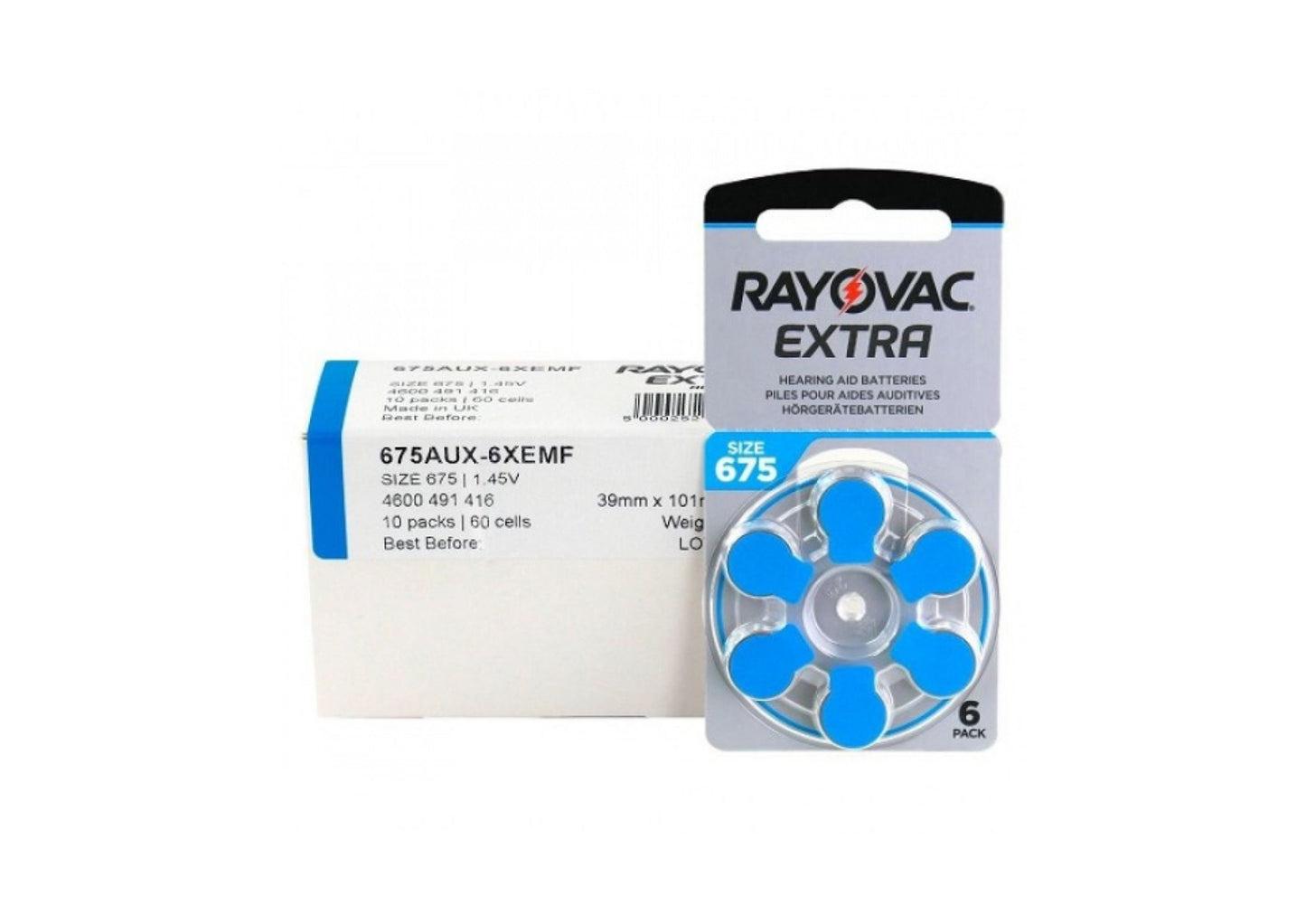 Batterij Rayovac Extra 675
